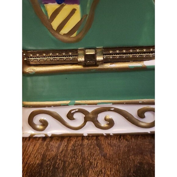 Mr. Christmas Hinged Music Box Sleigh Animated Ornament Joy to the World 2011 - Picture 6 of 12